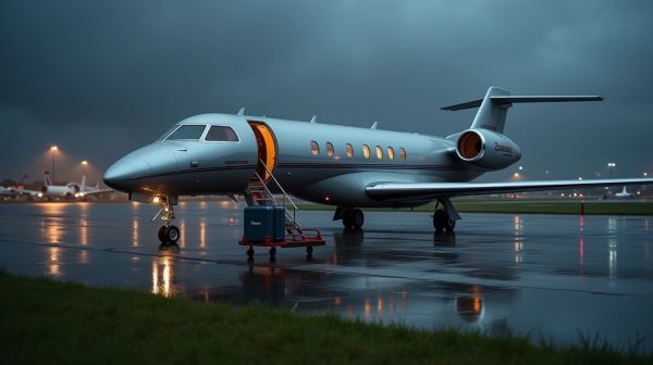Chartering a private jet from London to Zurich made easy